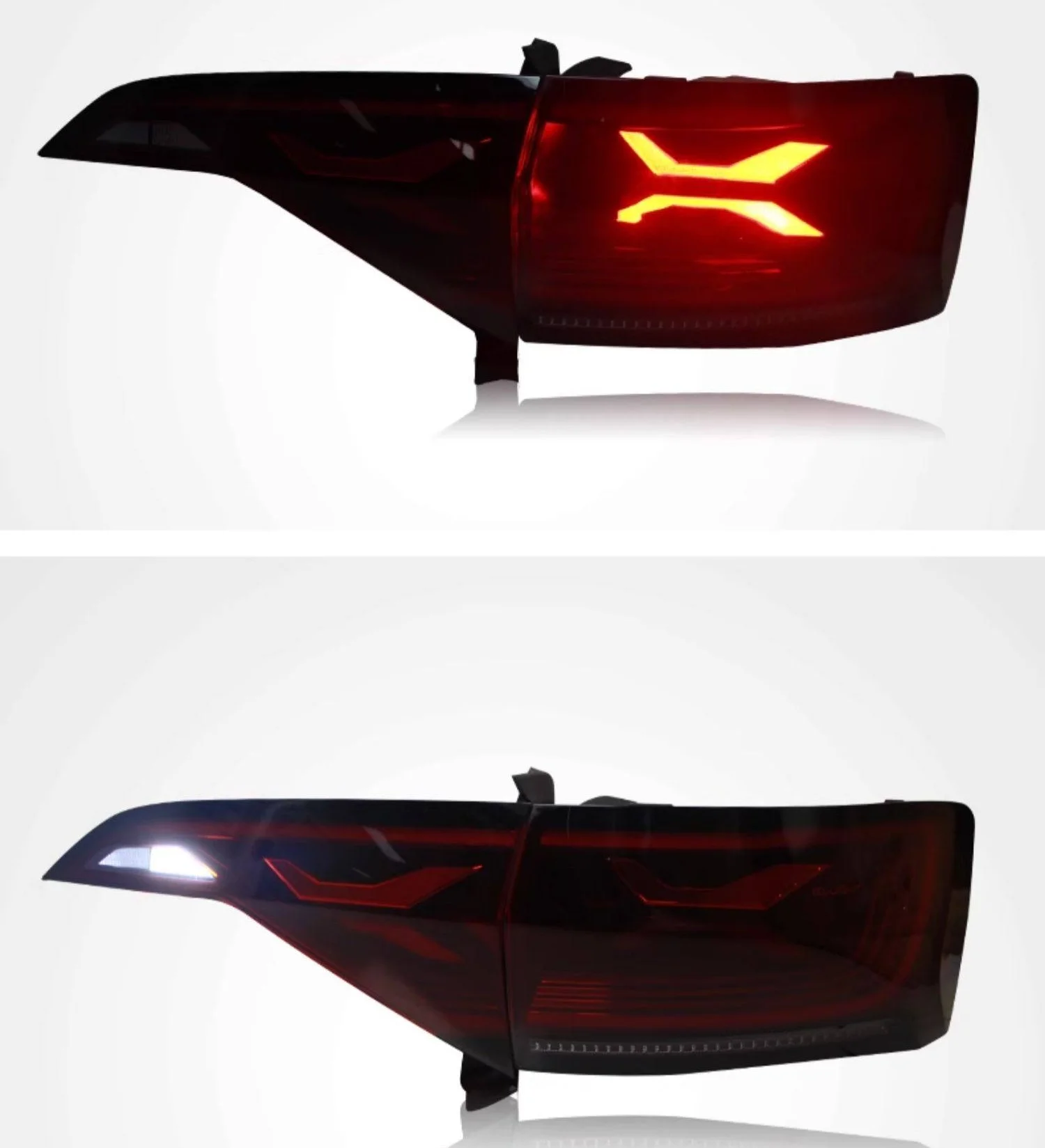 for 19-22 Volkswagen New Sagitar Taillight Assemblies Modifying Driving Lights Flow Turn signal and Brake Light