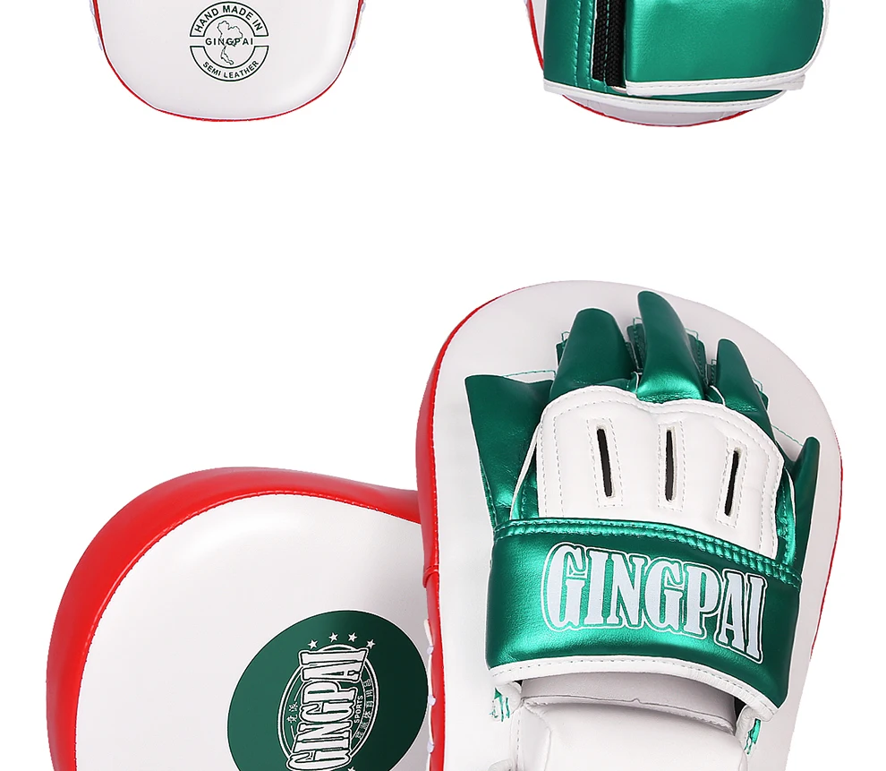 PU-Leder Hand- und Fußziel Schaum Boxer Pads Trainingshandschuhe für Boxen Taekwondo Sanda für Damen Herren Fitnessgeräte – Detail 15