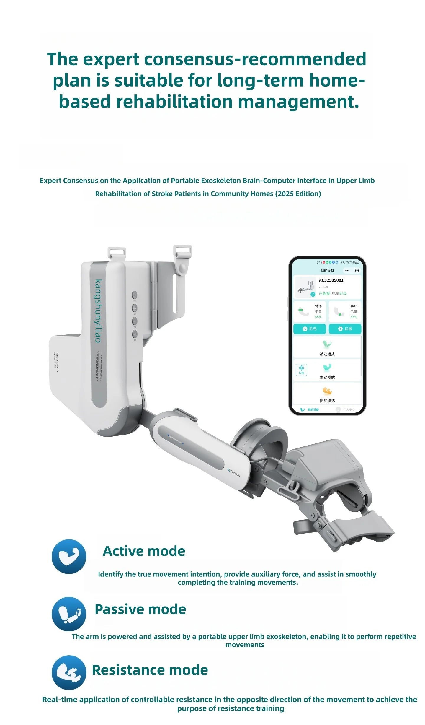 The Intelligent Arm Exoskeleton on the Brain-computer Interface Is Used for the Hand Rehabilitation Treatment of Stroke Patients