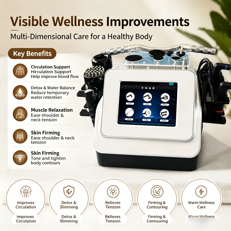 10 in 1 448K Body Remover Body Sculpting 448k Cet Ret EMS  Device Slimming Anti-Aging Skin Firming Face Lifting And Muscle Recov
