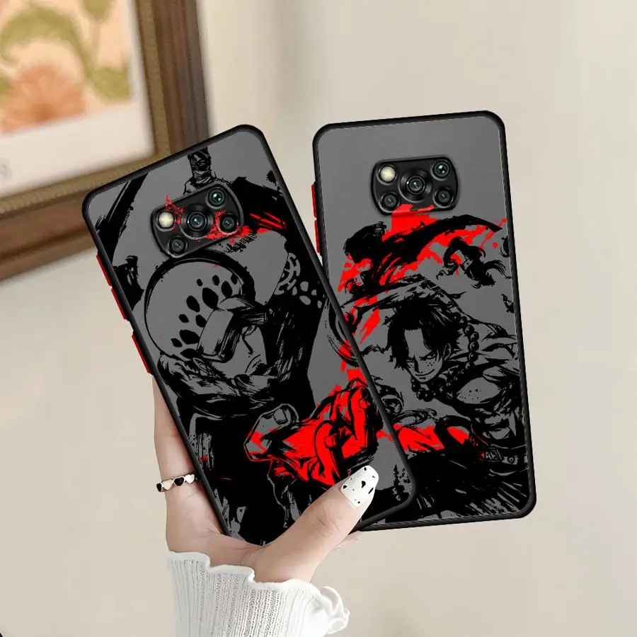 Capa para xiaomi poco c50 f3 x3 nfc c51 m5s c40 x3 x4 x5 pro capa traseira do telefone anime uma peça legal