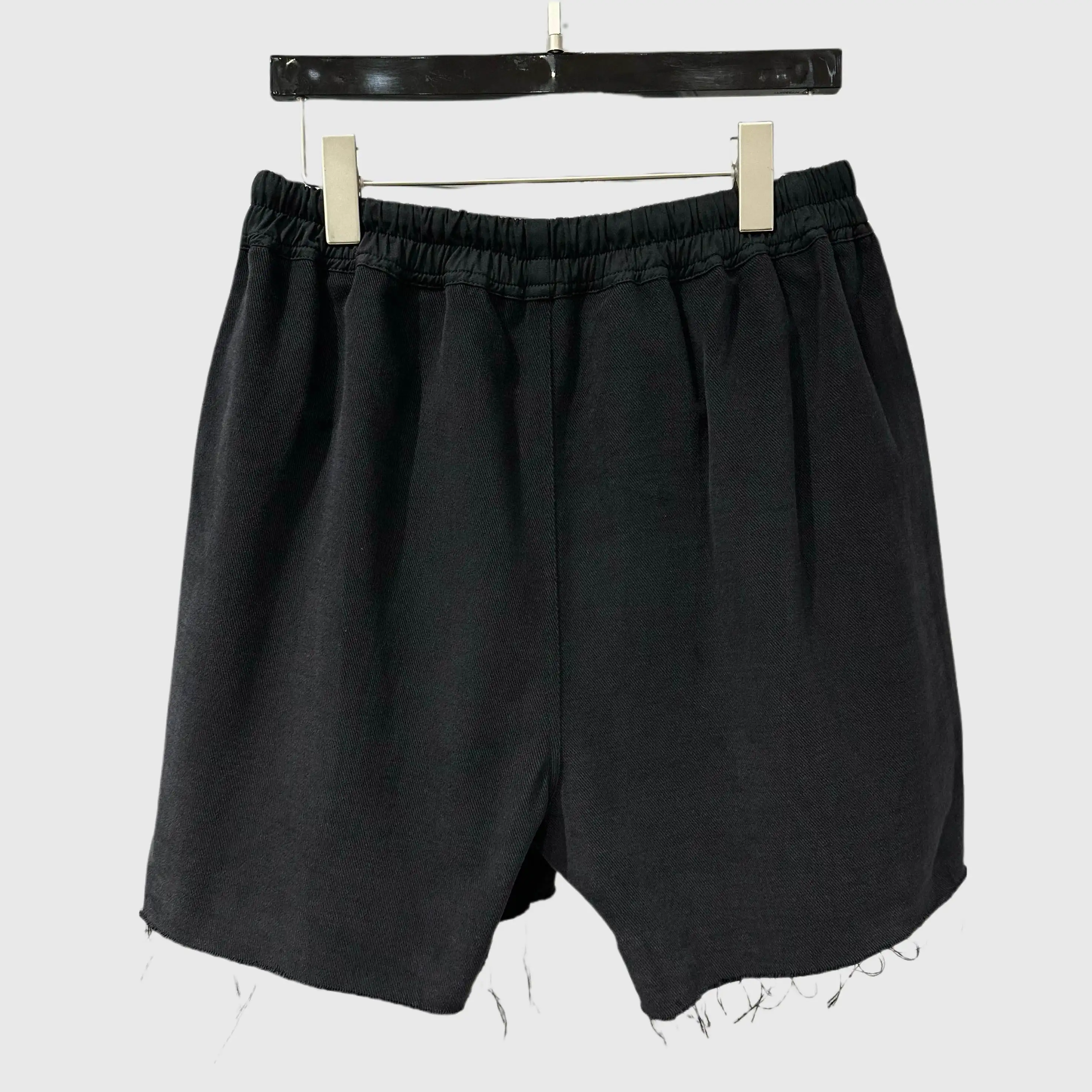 Men Casual Harem Short Cotton Gothic Style Men's Clothing Women Summer High Street Loose Black Short