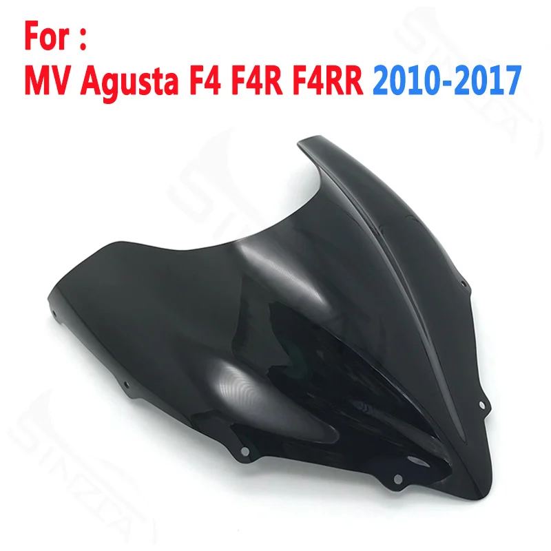 

For MV Agusta F4 F4R F4RR RR 2010 2011 2012 2013 2014 2015 2016 2017 Windscreens Windshield Wind Deflectors Viser Visor Black