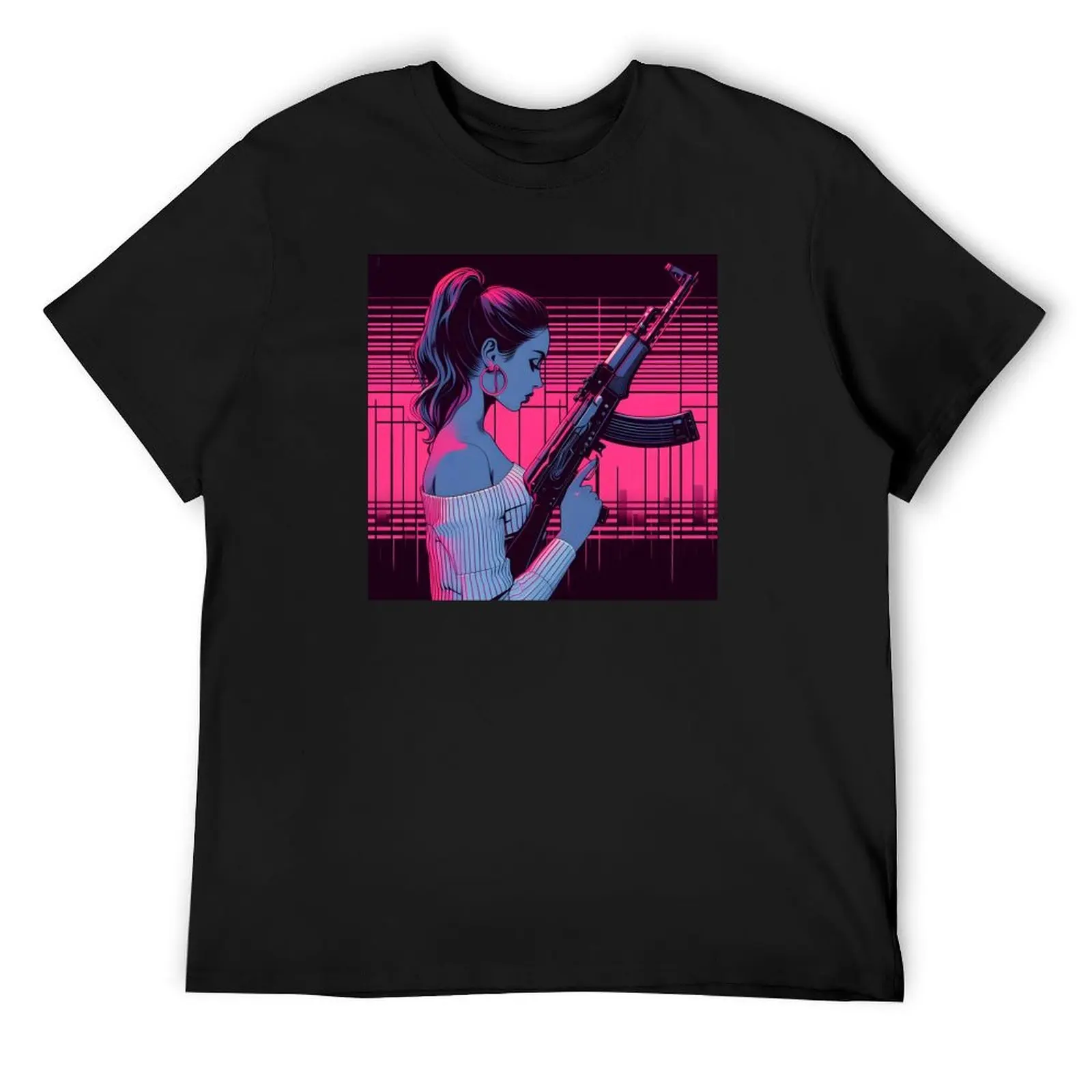 

Dangerous girl T-Shirt Short sleeve tee anime clothes T-shirts man valentines clothes mens workout shirts