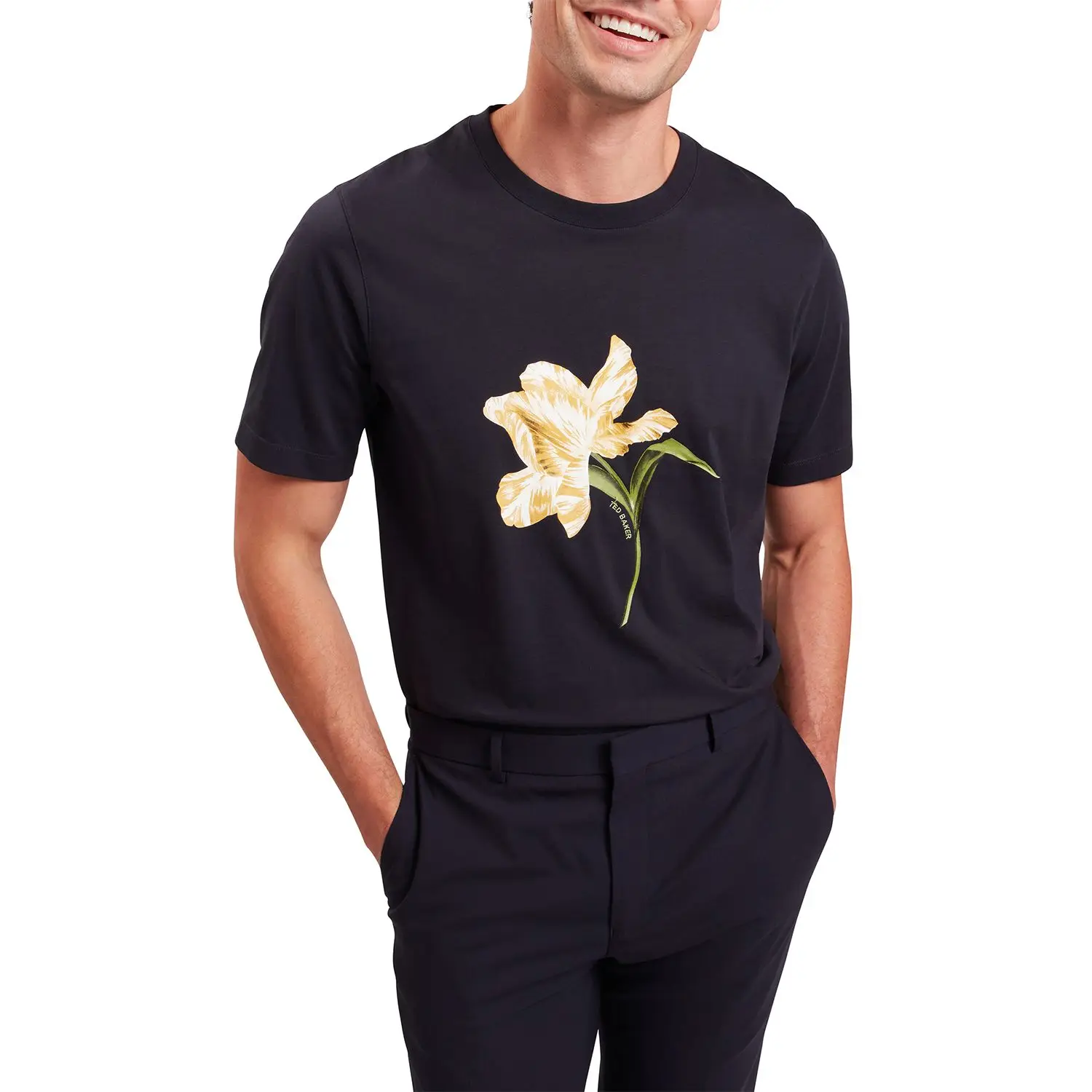 Ted Baker Talyssa Floral T-Shirt High-end Luxury Unisex Style Both of Men and Women