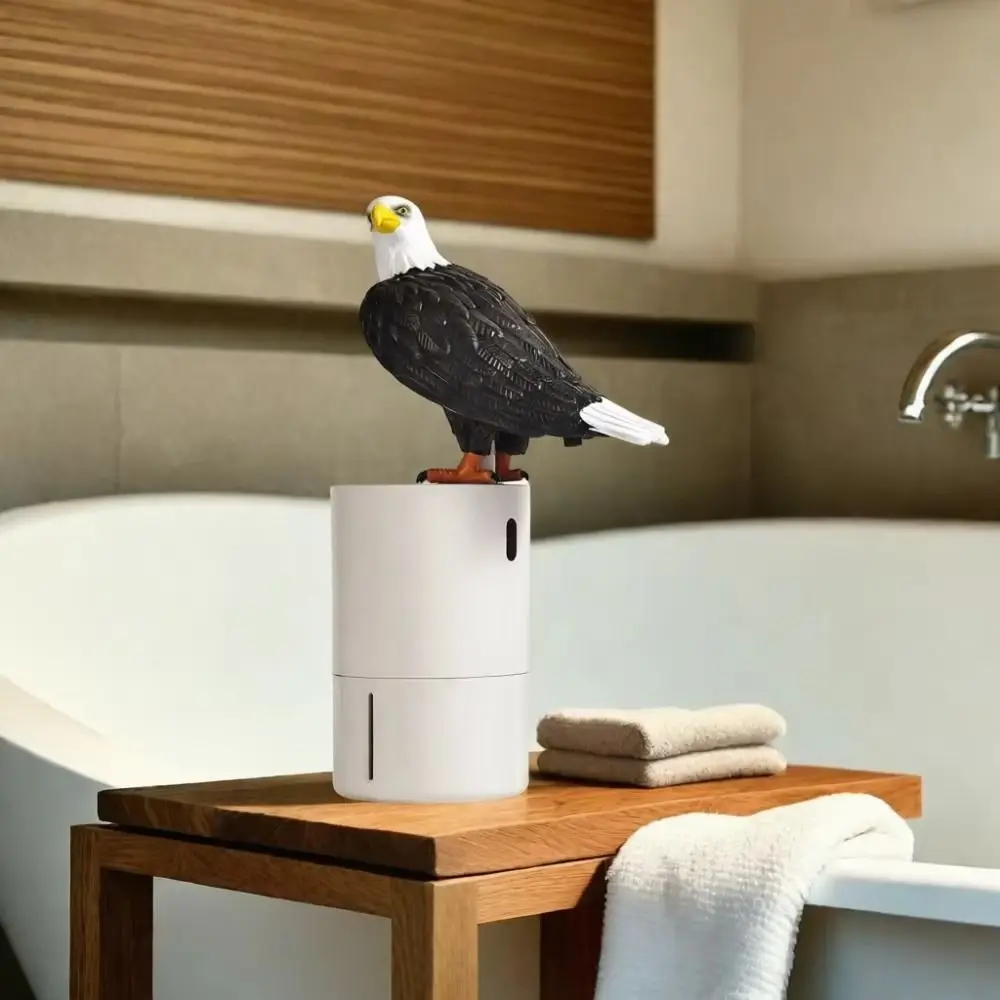 Pigeon Shape Foam Soap Dispenser ABS Material Creative Blue Bird Touchless Soap Dispenser Hygienic Foam Refillable
