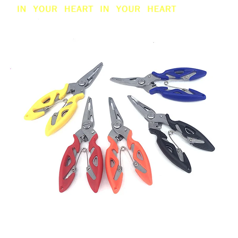 【X】Multifunction Fishing Plier Scissor Braid Line Lure Cutter Fishing Tackle Tool
