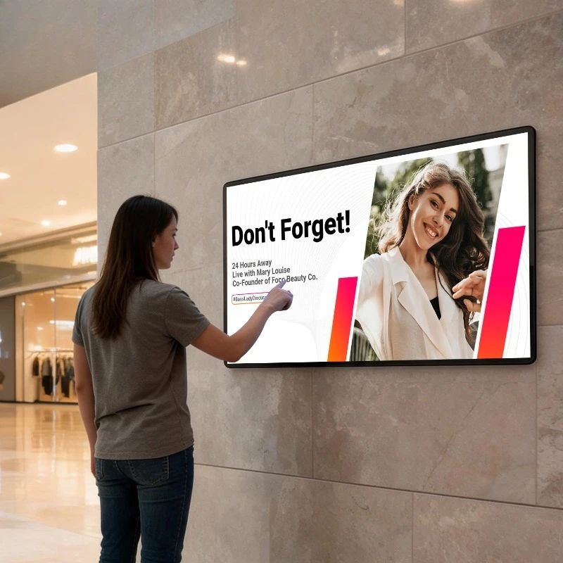 Best Seller  43  Inch Digital Signage Interactive Capacitive Touch Screen for School Education 1080P Full HD IPS