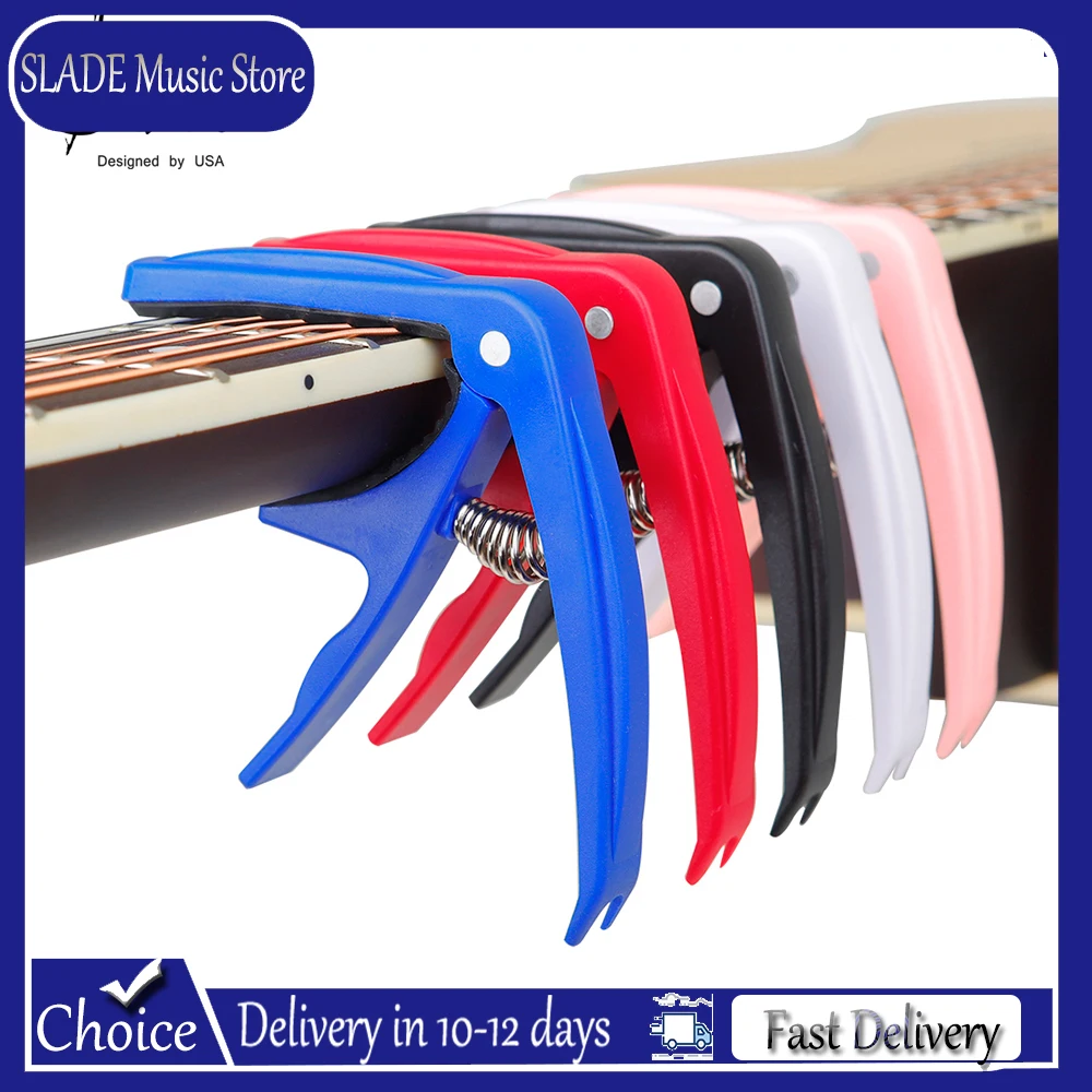 Capo para guitarra, abrazadera de afinación para guitarra acústica clásica, abrazadera de afinación para ukelele, piezas y accesorios universales para guitarra