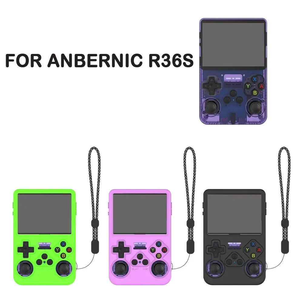 Silicone Protective Cover Anti-Scratch Handheld Game Game Console Case Shockproof Accessories Protective Shell for ANBERNIC R36S