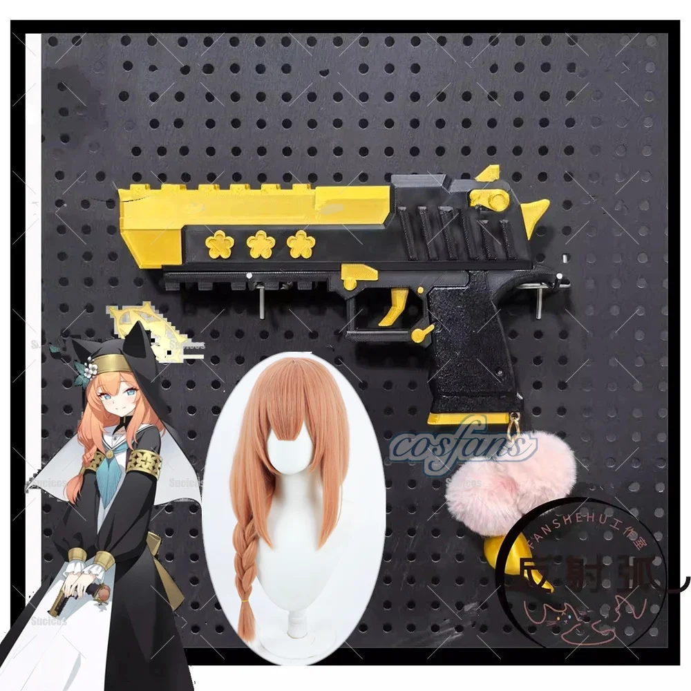 อะนิเมะ Blue Archive Iochi Mari Nun คอสเพลย์ Prop ปืน Anaxa Handgun Prop 3D พิมพ์อาวุธ 240 ซม. สําหรับ Hallowmas Party ผู้หญิงผู้ชาย