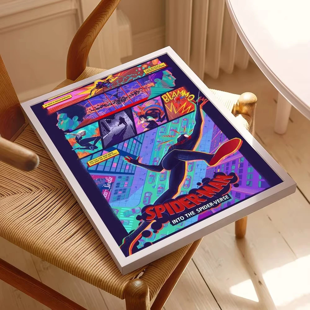 1 Stück Film S-S-Spider COOL M-Man Across Verse Vintage Poster Retro Papier Raum Bar Café Dekoration – Detail 12