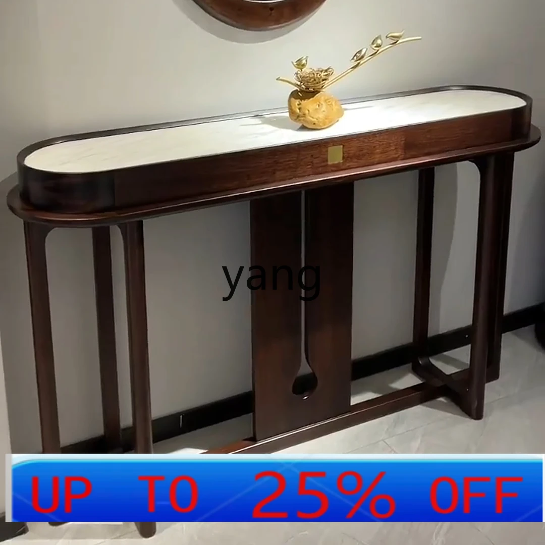 

lhh rock slab entrance table modern simple Zen end view table foyer entry plan