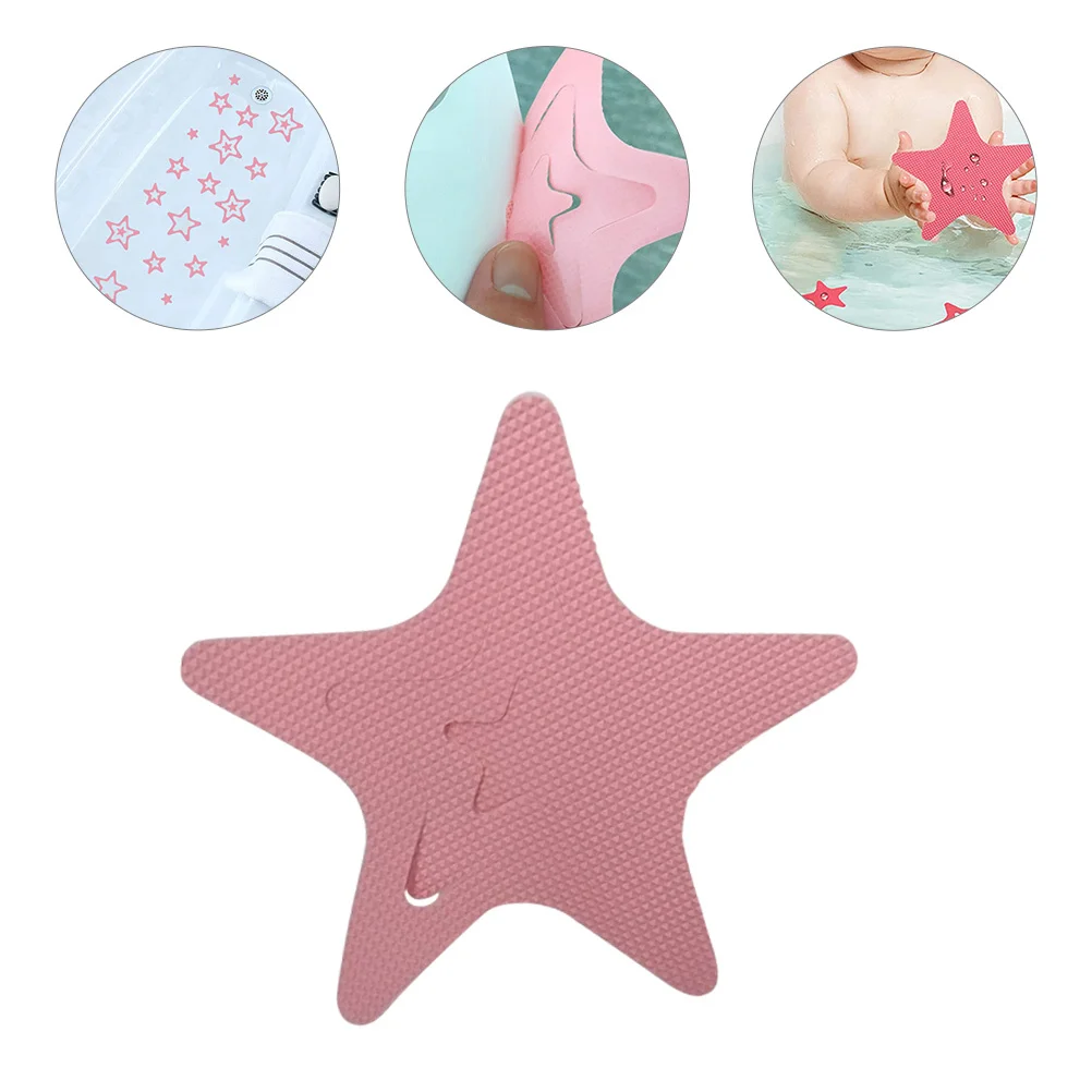 

12Pcs Self-Adhesive Bathtub Decals Star Shape Non-Slip Stickers for Bathroom Floors Waterproof Wear Resistant Decals