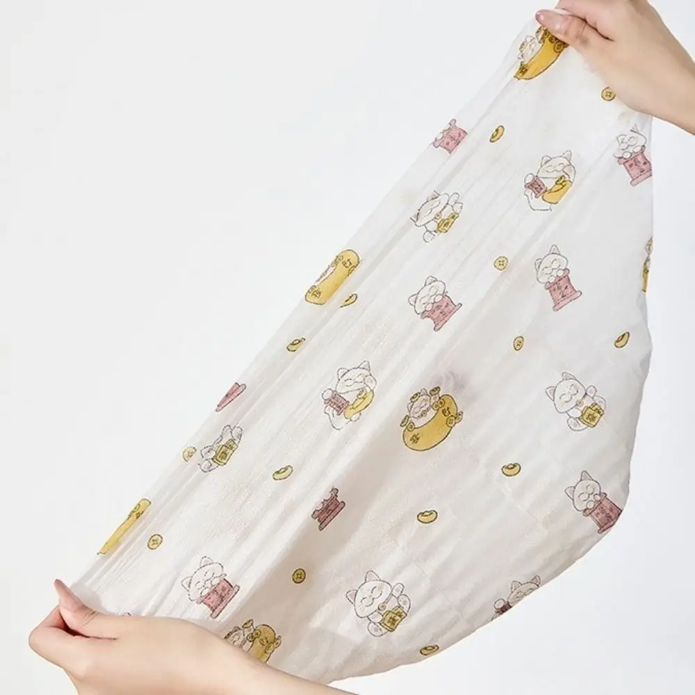 

10PCS Cartoon Pattern Luggage Dust Cover All-Size Fits Breathable Air Conditioning Dust-proof Cover Non-woven Fabric