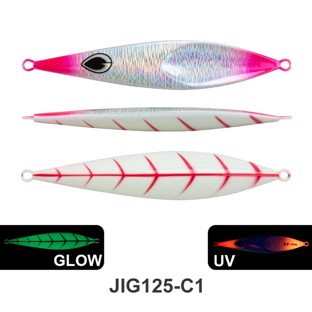 Eye Catching Colors 150g Slow Pitch Fall Vertical Jig Lure Fishing Buffalo Jigging Metal Hard Bait Stand Out in the Water