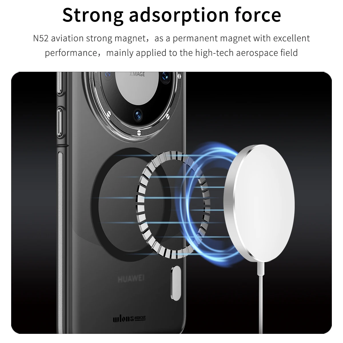 For Huawei Mate 60 Pro+ Splicing Skin Sensation Armor Shockproof Case For Huawei Mate60 Pro Plus Magsafe Hybrid Phone Back Cover