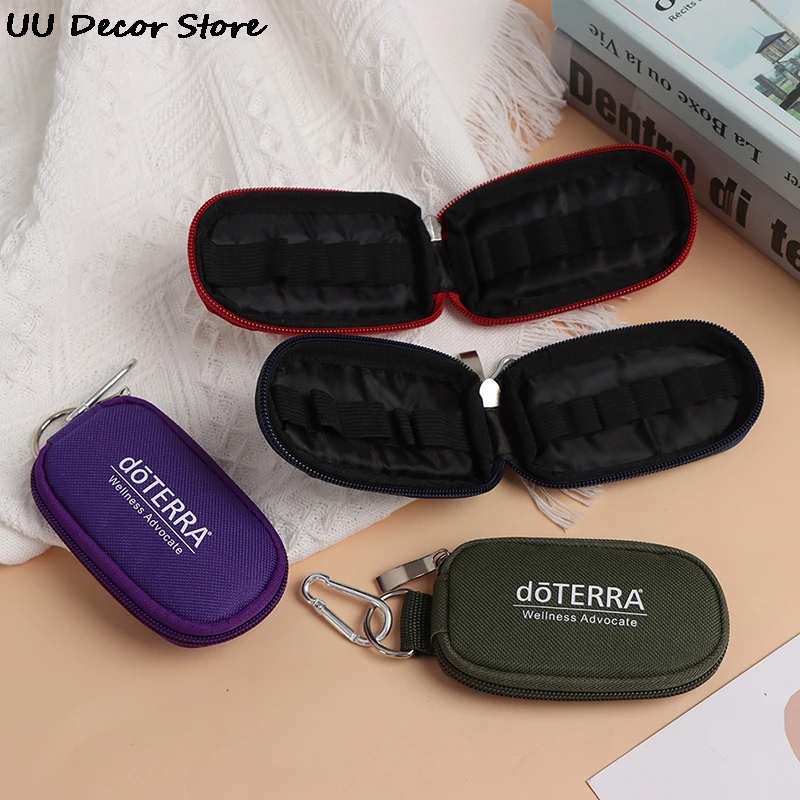 10 Bottles Essential Oil Storage Bag Carrying Portable Travel Holder Case 2ml Pouch Organizer Rangement Zipper Bag