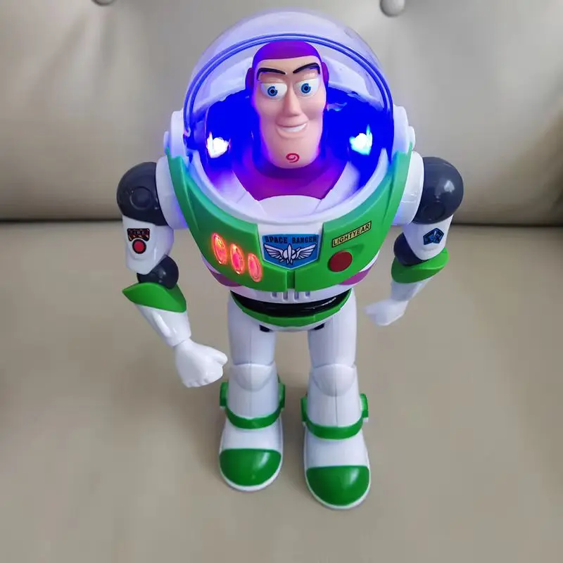 Nueva Venta caliente Toy Story Buzz Lightyear Robot eléctrico que camina muñeca figura de acción modelo Pixar juguete adecuado para niños regalo de cumpleaños