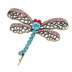 Cartoon Dragonfly Hairpin Hair Clips Barrettes For Women Fashion Metal Jewelry Gift