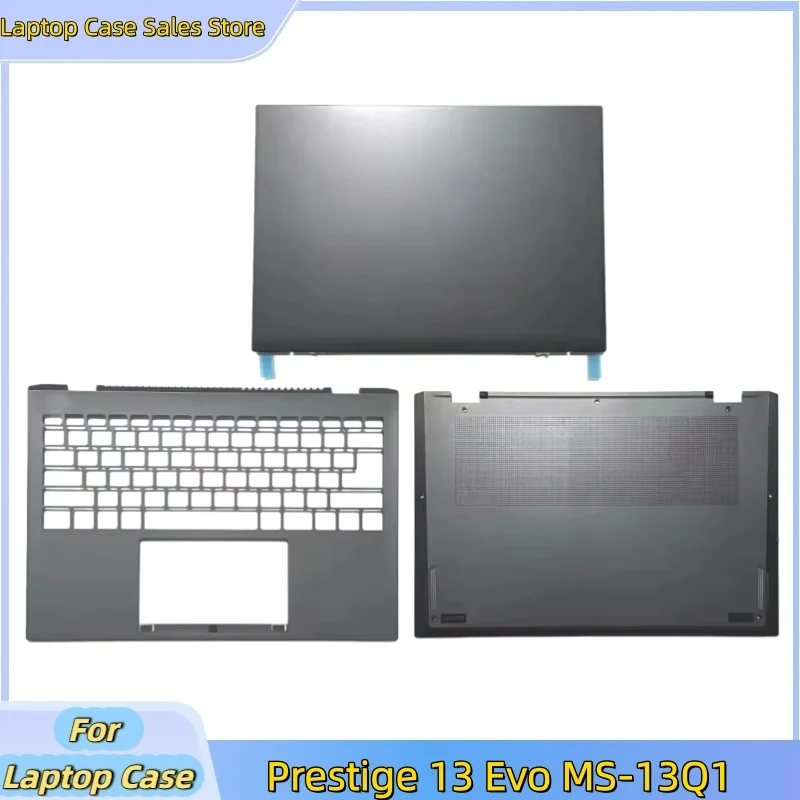 New for Prestige 13 Evo MS-13Q1 LCD Back Cover Top Case 3073Q1A411/Upper Case Palmrest Cover/Bottom Base Cover