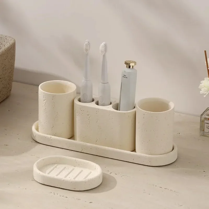 Sandston Toothbrush Holders Modern Toothpaste Holders Minimalism Organizer Storage Rack Bathroom Accessories Things for The Home