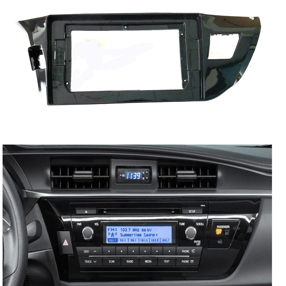 

For TOYOTA Corolla Levin 2013-2018 Player Stereo Panel box cable Dash Installation Double Din DVD Frame 10.1 Inch Car Fascia