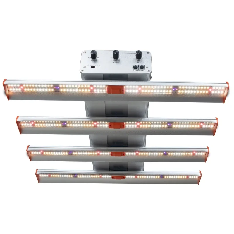 

Smart 0-10V Dimmable Aluminum Strip 110V 220V 277V Full Spectrum 240W 250W led grow light 4 bar