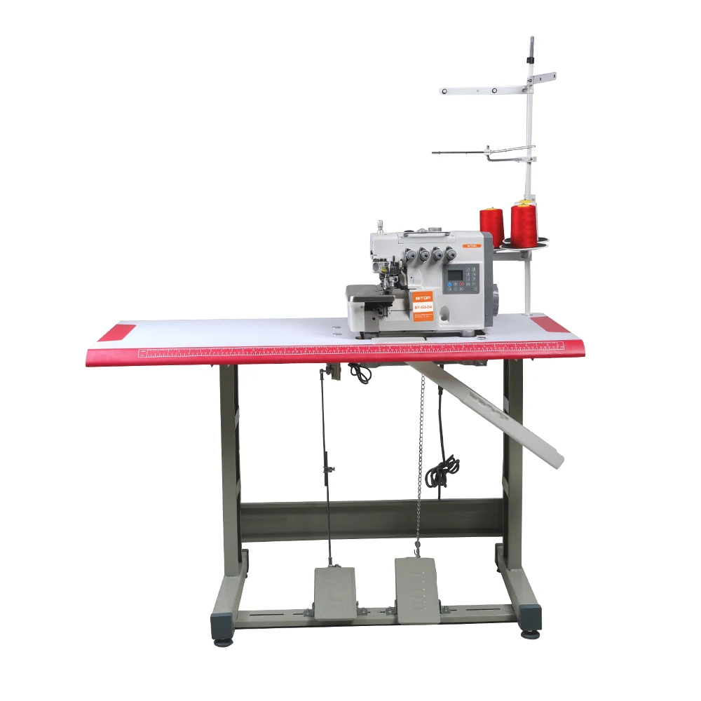 BT-G3-D4 Industrial Automatic Overlock Sewing Machine 4 Thread High Speed