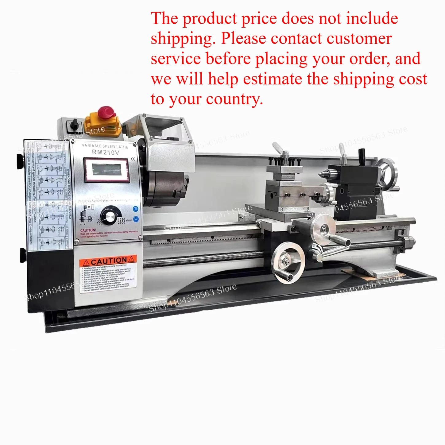 (Excl. Shipping)WM210V Brushless Micro Lathe – Household Metal/Steel Processing, Multifunctional Precision Lathe