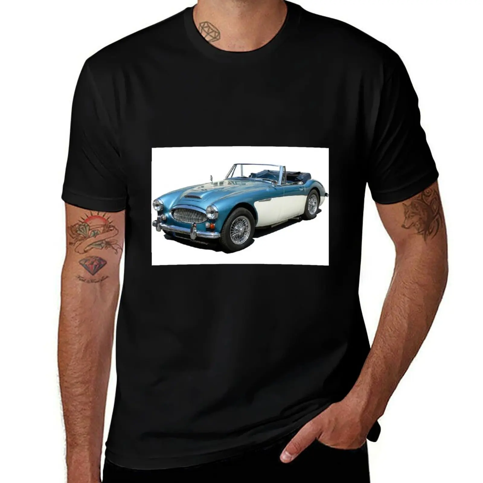 British made Austin Healey 3000 Sports Car T-Shirt Sport Basic Moisture Wicking Tee