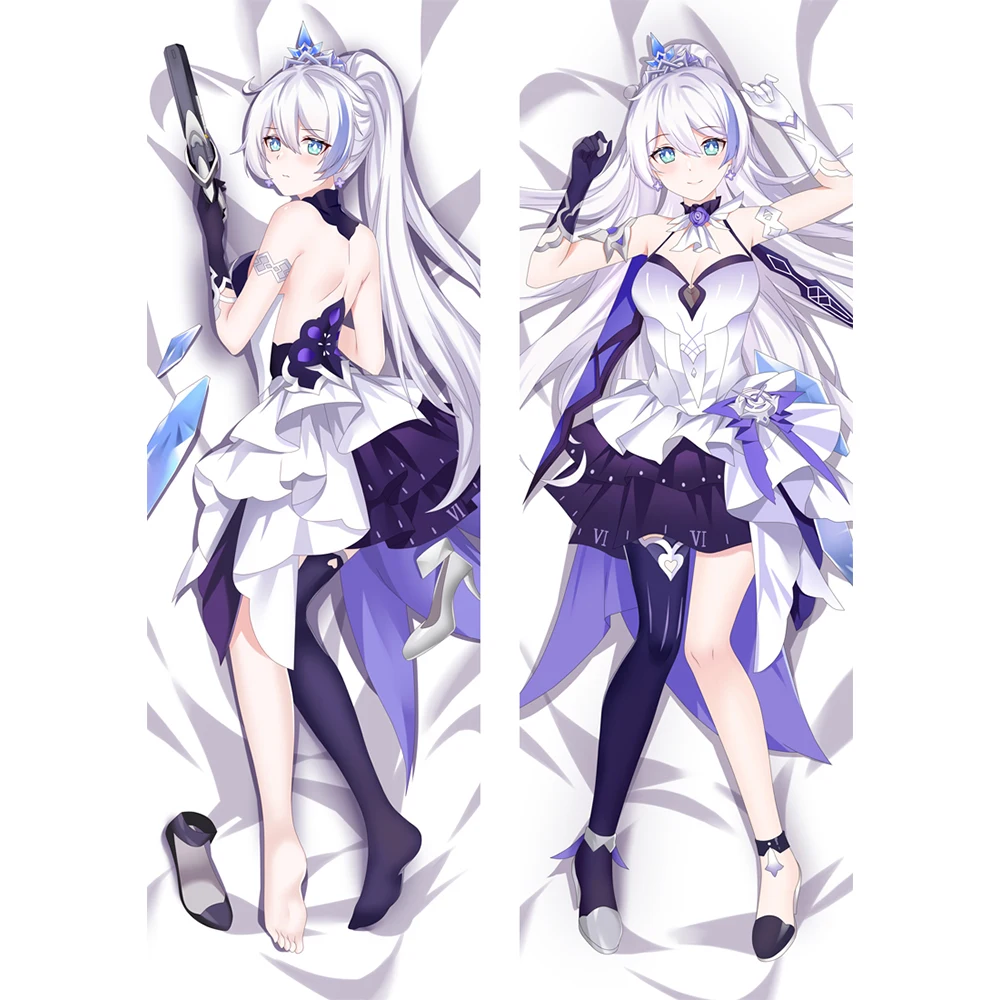 

Anime Kiana Kaslana Dakimakura Honkai Impact Pillowcase Double-sided Print DIY Home Bedding Hugging Body Pillow Cover Case