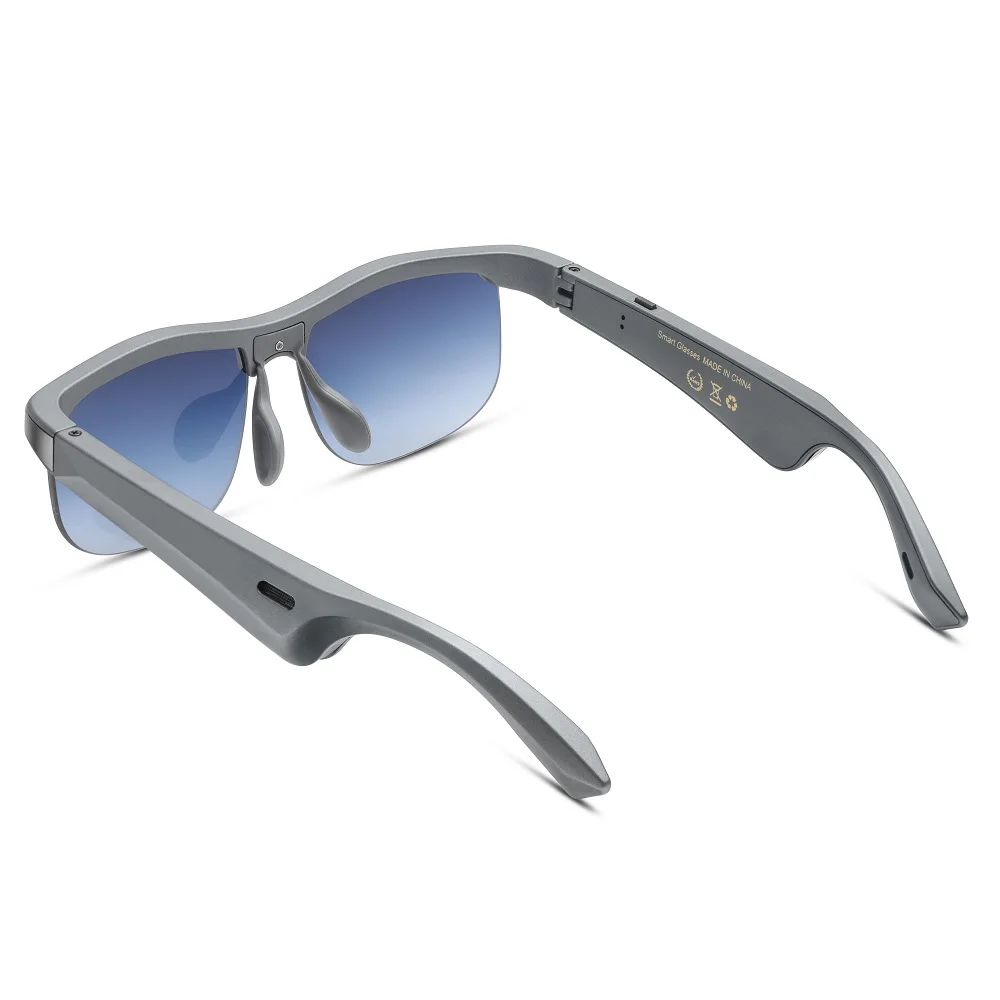 Ergonomic AI Translation Smart Glasses Built In  Bluetooth Wireless Voice Recording Outdoor Sunglasses