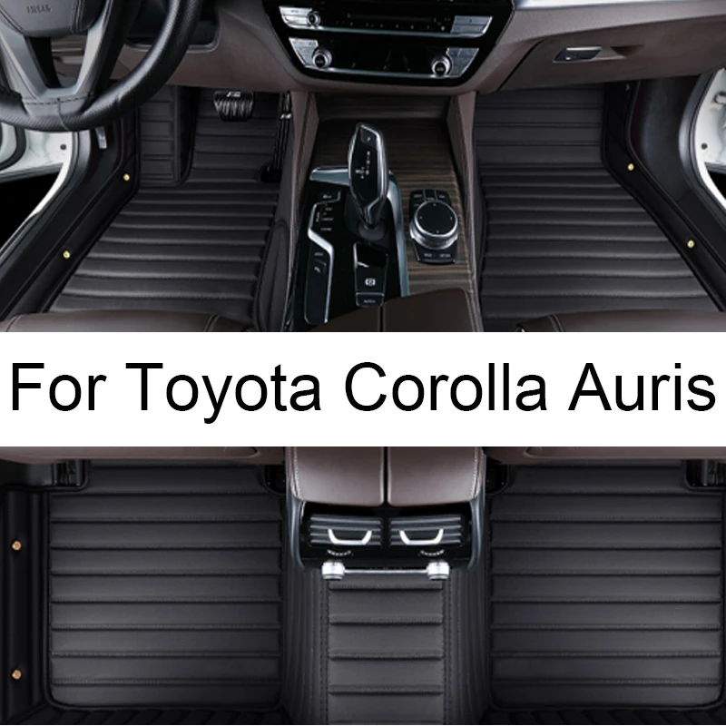 

Роскошные автомобильные коврики для Toyota Corolla Auris 2001 2002 2003 2004 2005 2006 2007 2020-2023, автомобильные ковры, аксессуары для ног