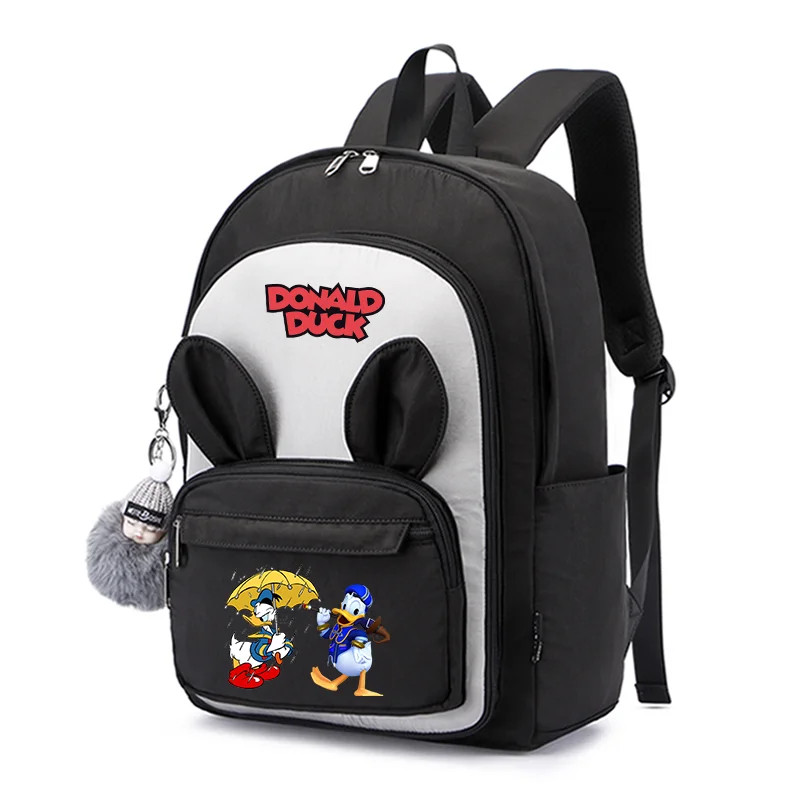 

Donald Duck Kids Backpack For Girls Boys Waterproof Backpacks Children Orthopedics Rabbit Ears School Bags Travel Mochila