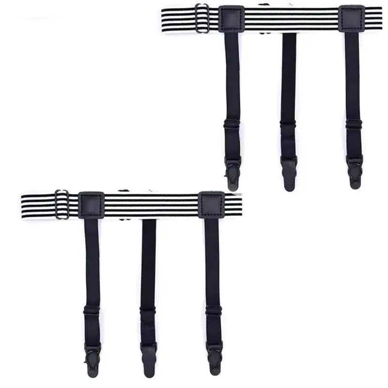 ใหม่ Suspenders Suspensorio Braces เสื้อ Anti-Skid คลิปต้นขาแหวนเข็มขัดเสื้อผ้าอุปกรณ์เสริม