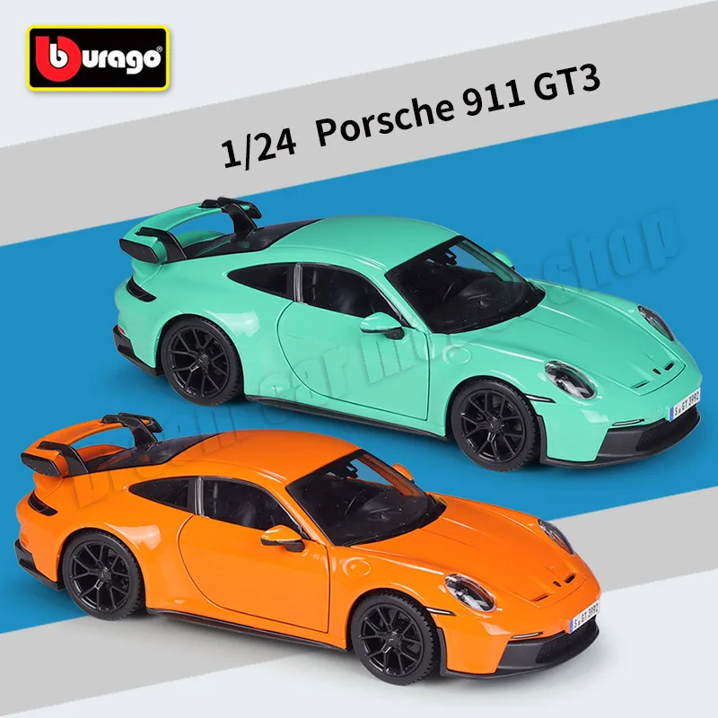 

Bburago 1:24 Porsche 911 GT3 718 Boxster Model Car Collection Die-Cast Miniature Cars Model Toy Car Gifts Wholesale