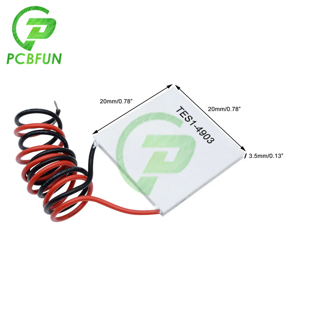 TES1-7102 TES1-7103 TES1-4903 dispositivo di raffreddamento termoelettrico Peltier DC 5-8V nuovo di refrigerazione a semiconduttore 23*23MM