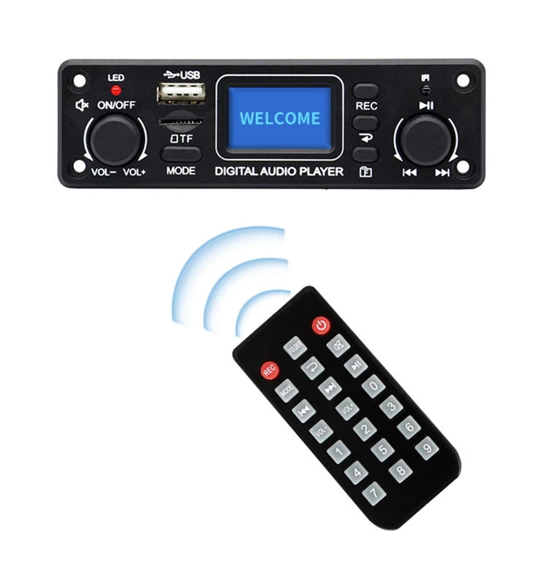 TPM119B MP3 Decoder Board Digital Audio Player Portable Music Module High Quality Audio Decoder With Bluetooth and FM