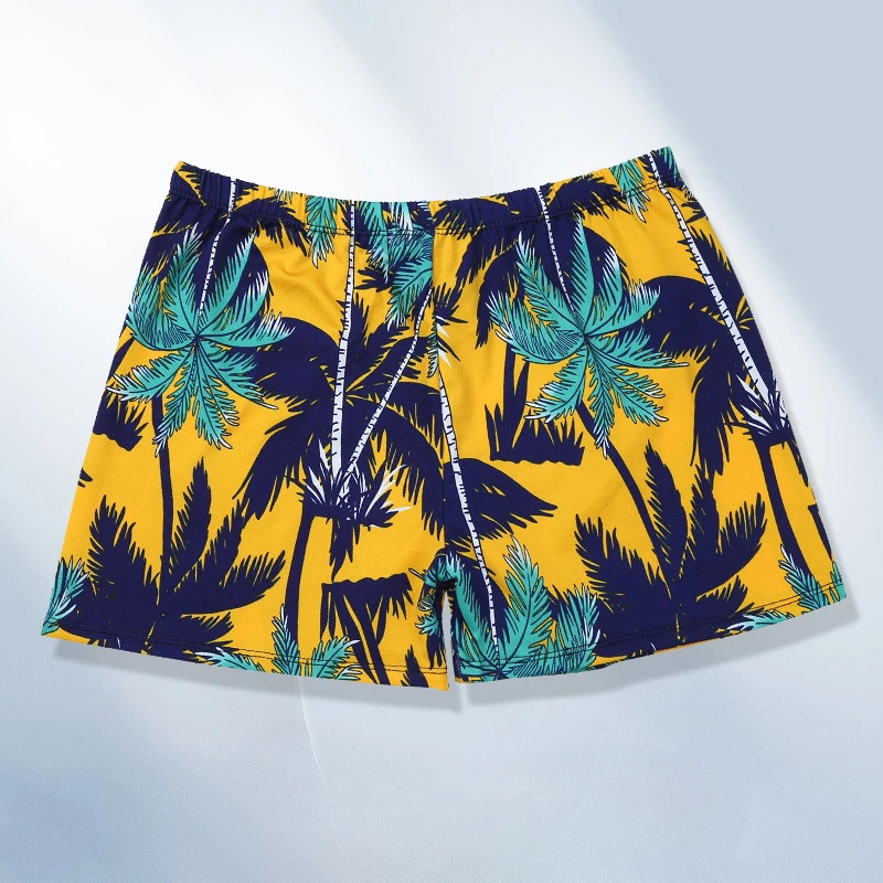 

2024 Men Swimming Shorts New Summer Outdoor Man Quick-drying Drawstring Beachwear Beach Breathable Waterproof Print Swim Trunks