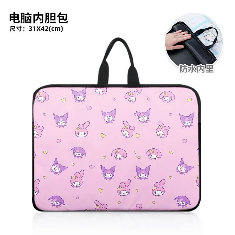 Sanrio-Cute Cartoon Handbag, Resistente à Mancha, Impermeável, Grande Capacidade, Ombro, Mochila de Computador, Novo, M