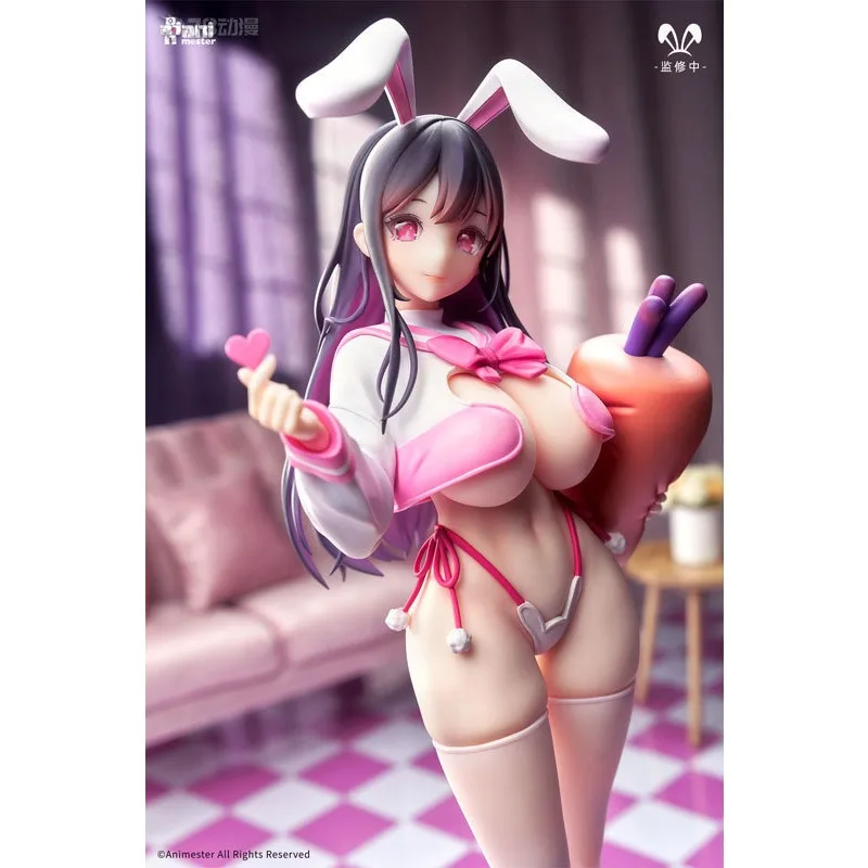 

Аниматель JK Bunny Girl Uno Sakura, аниме-фигурка, инъекция любви, отслеживание глаз, масштаб 1/6, модель куклы, настольный орнамент, коллекция игрушек