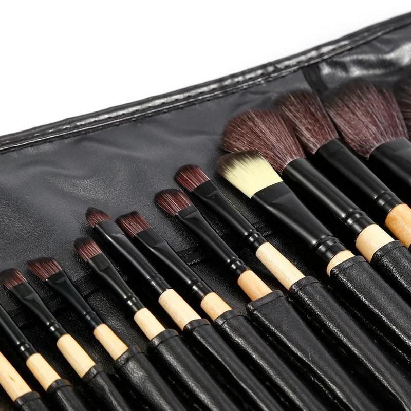 32PCS Cosmetics Make up Tool Make Up Brushes Pencil Contour Foundation Powder Eyeshadow Lip Blush Brushes with Bag