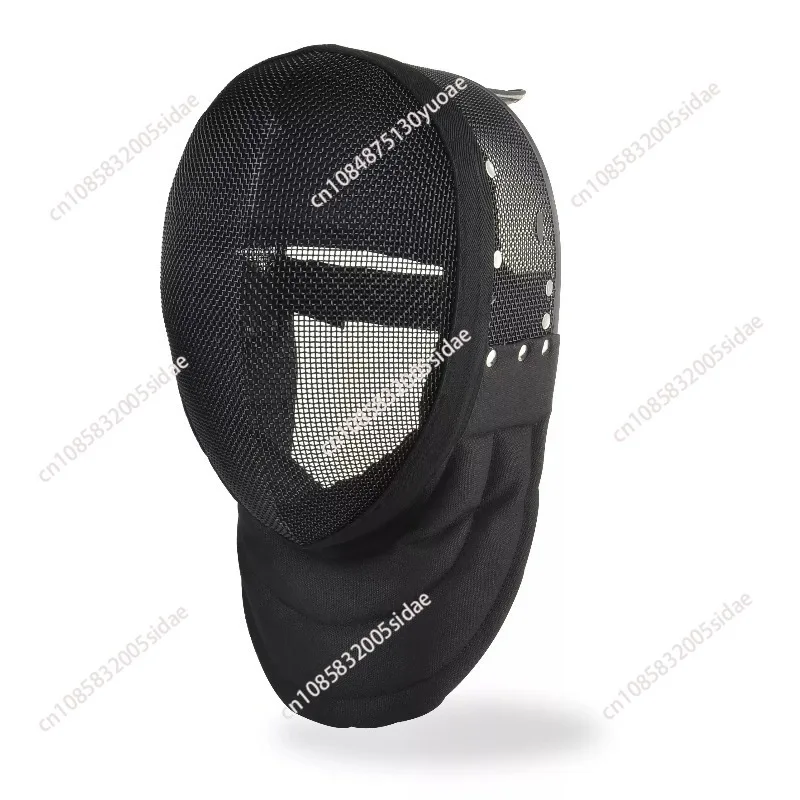 Fencing Mask with 350N Stab-Proof Fabric Fencing Coach Mask with Full Coverage Lining Removable and Washable
