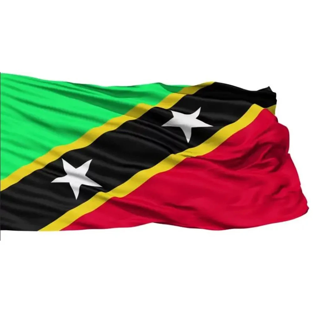 2X3FT Flag of Saint Kitts and Nevis Flag custom hobby business history banner flag 90x150cm