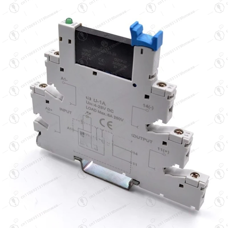 240VAC مرحل الحالة الصلبة النحيف مرحلة واحدة مخرج تيار متردد 1A 2A DIN السكك الحديدية SSR التتابع #2