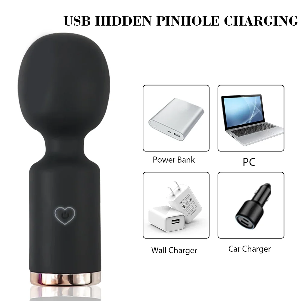 مدلك اهتزاز صغير AV عصا سحرية هزاز G بقعة البظر المهبل محفز الكبار الجنس لعب للنساء الإناث الاستمناء