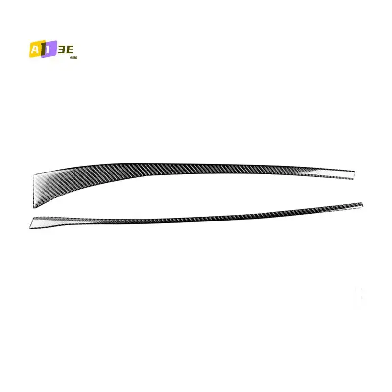 

A03E-2Pcs Carbon Fiber Passenger Dashboard Cover Trim For Honda Civic 8Th 2006-2011