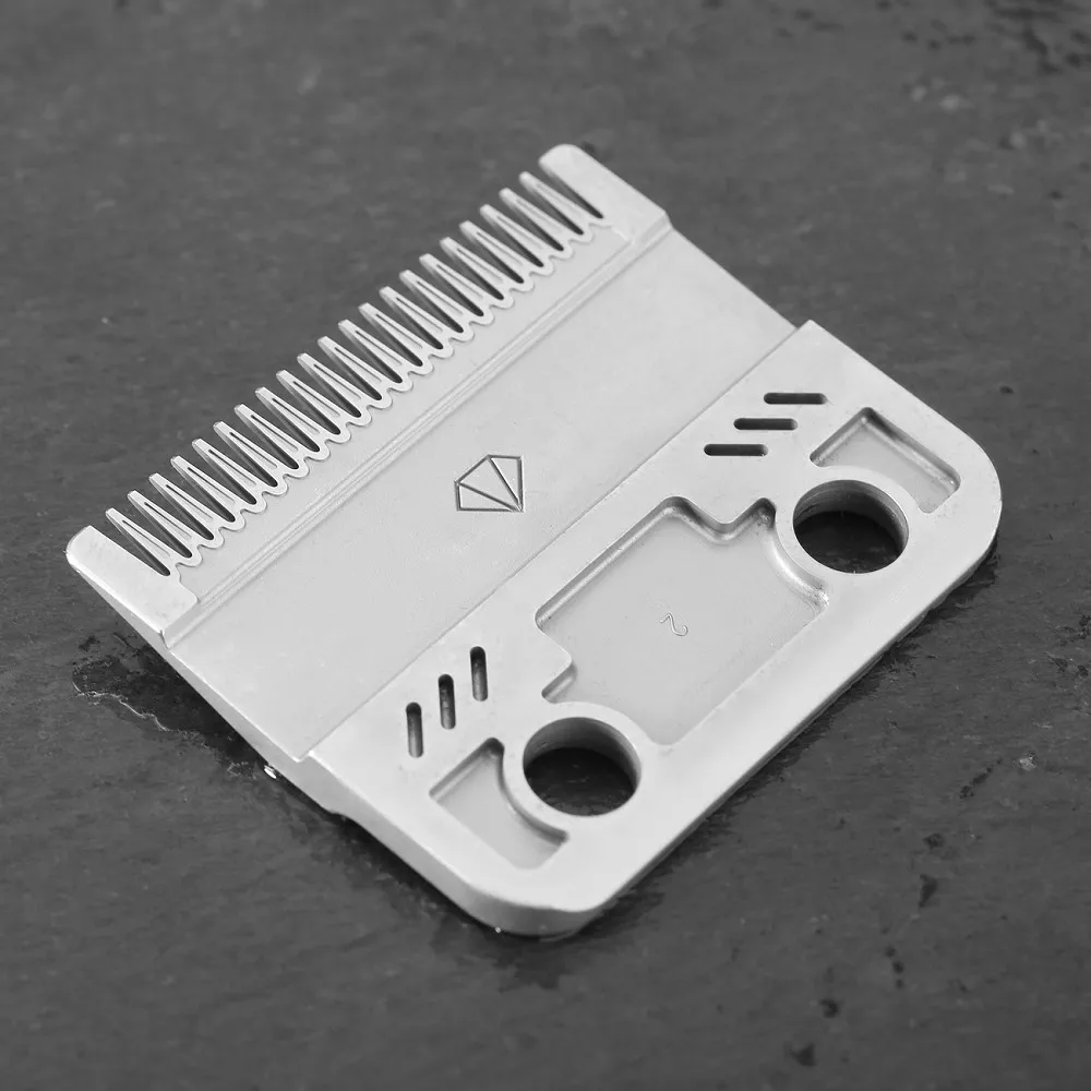 WAHFOX Groove Tooth Unique Design Pro 2 Holes Hair Trimmer Replacement Blades Set For Wahl Hair Clipper Fit Magic Clip