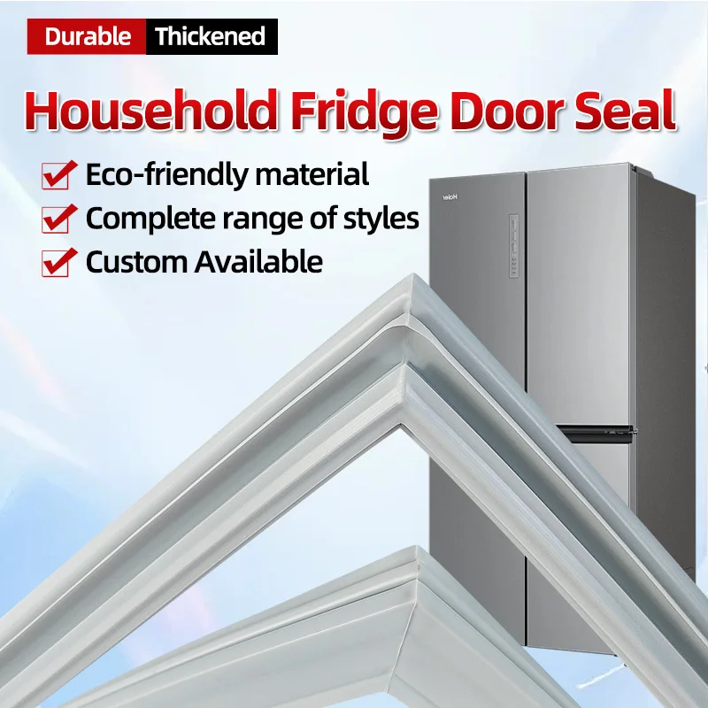 8m Thickened Anti-Frost Magnetic Door Seal Custom Made, Eco Material Strong Suction Gasket for Refrigerator & Freezer